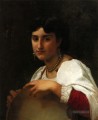 Litalienne au tambourin Realismus William Adolphe Bouguereau